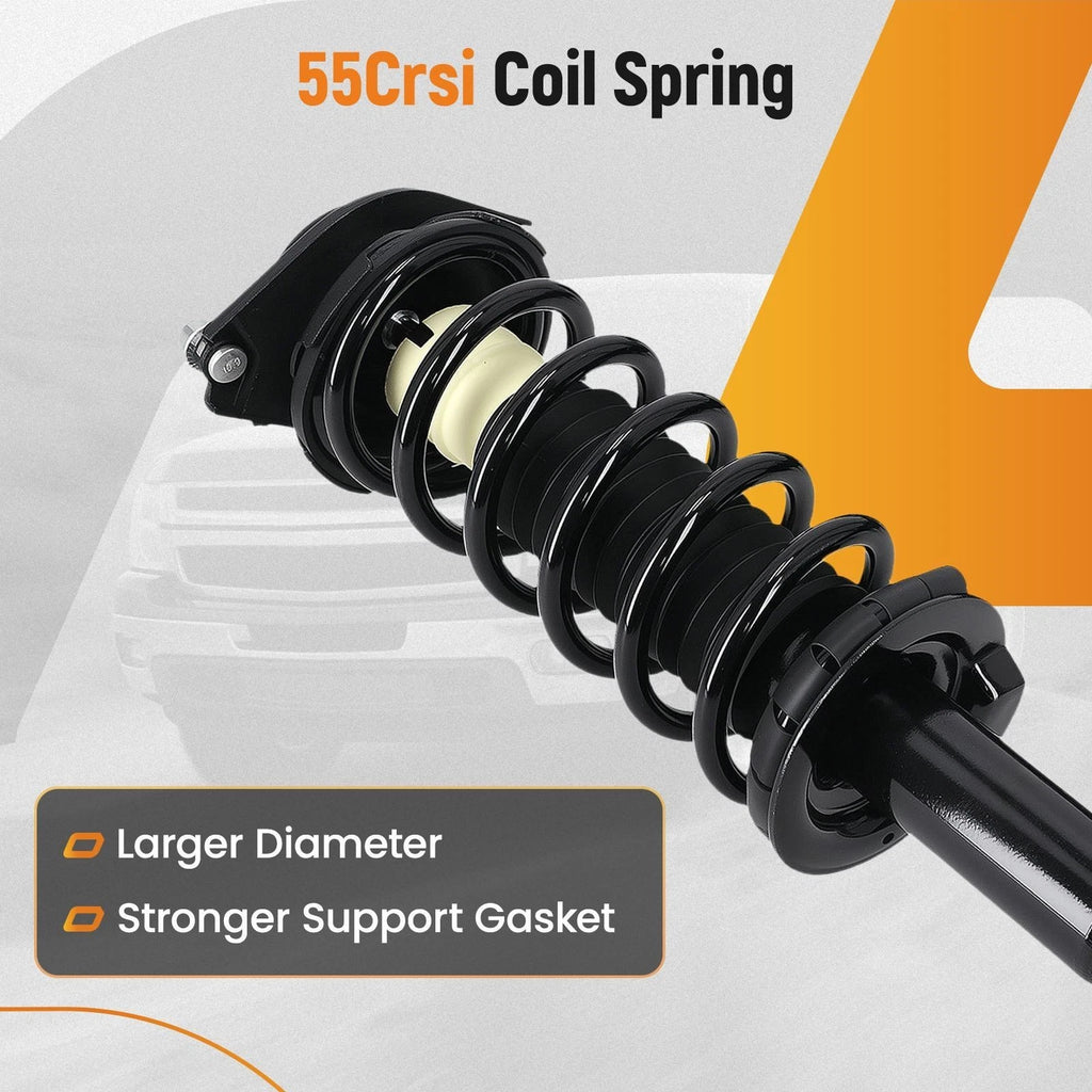 Pair Rear Shocks Struts with Spring Assembly for Subaru Impreza (2012-2016)