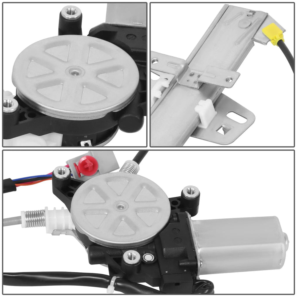 Electric Front Left Window Regulator w/Motor for Honda Civic Sedan (2001–2005)