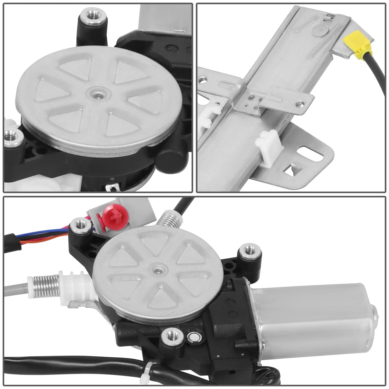 Electric Front Left Window Regulator w/Motor for Honda Civic Sedan (2001–2005)
