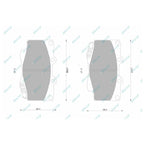 HD Front Disc Brake Pads Set for Hilux GGN25 KUN25 KUN26 TGN26 (2005-2016)