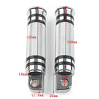 Chrome Aluminum H-D Male Mount Footpegs Footrests for Harley Davidson