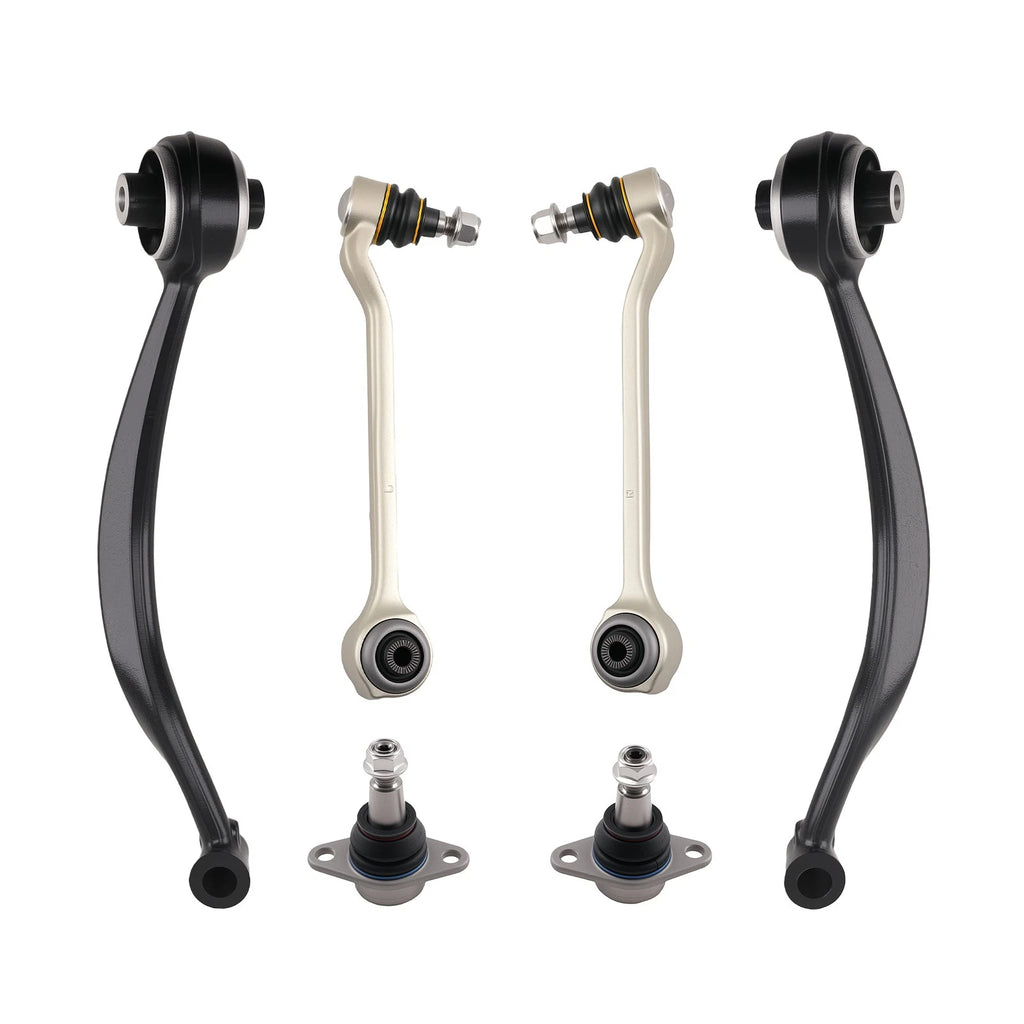 6Pc Front Upper Lower Control Arm Ball Joint Kit for BMW X3 X4 (2011–2018)