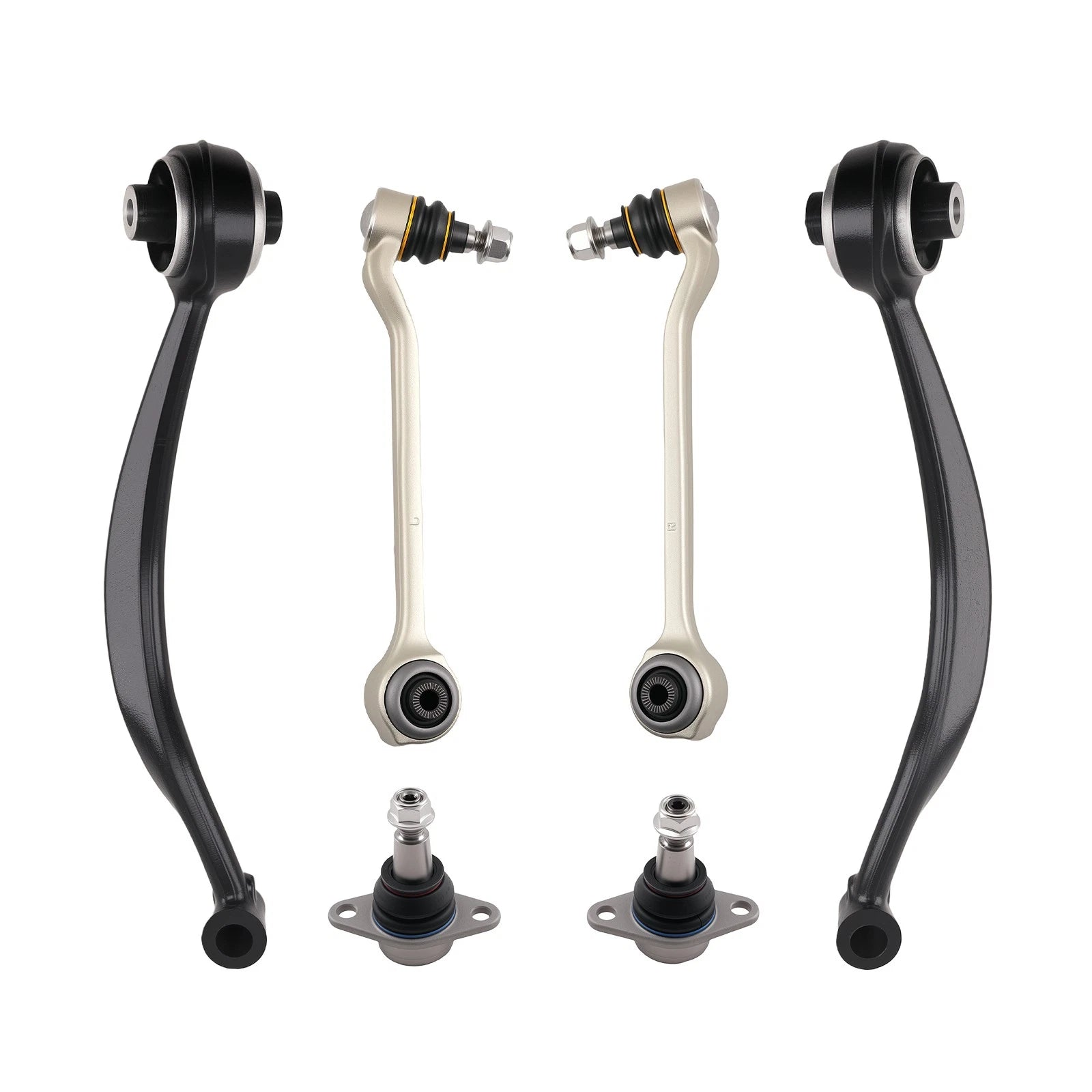 6Pc Front Upper Lower Control Arm Ball Joint Kit for BMW X3 X4 (2011–2018)