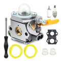 Carburetor Spark Plug Kit for Homelite Trimmer ZAMA C1U-H60 (26cc 25cc 30cc)