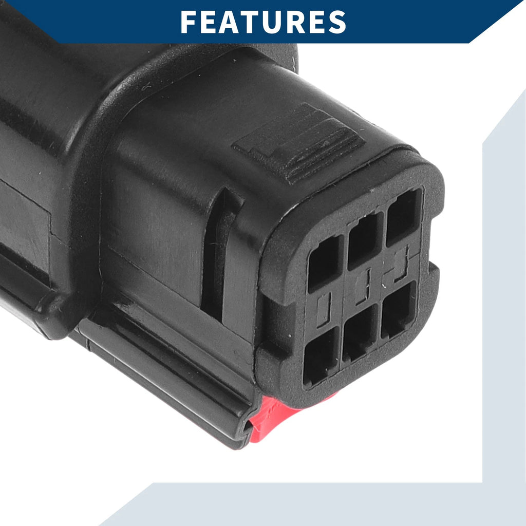 Headlight Socket Plug for Ford Mondeo  Set of 1 Black Plastic