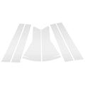 Set of 6 Door Pillar Window Trim for Nissan Qashqai (2008–2013) Chrome