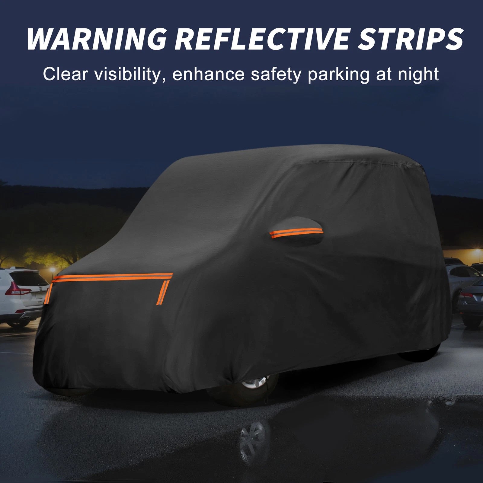 Waterproof Car Cover for Suzuki WagonR (2010–2023) - Aluminum Film, Zipper