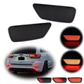 2X Blackout Smoke LED Rear Bumper Reflector Lights for Jeep Grand Cherokee