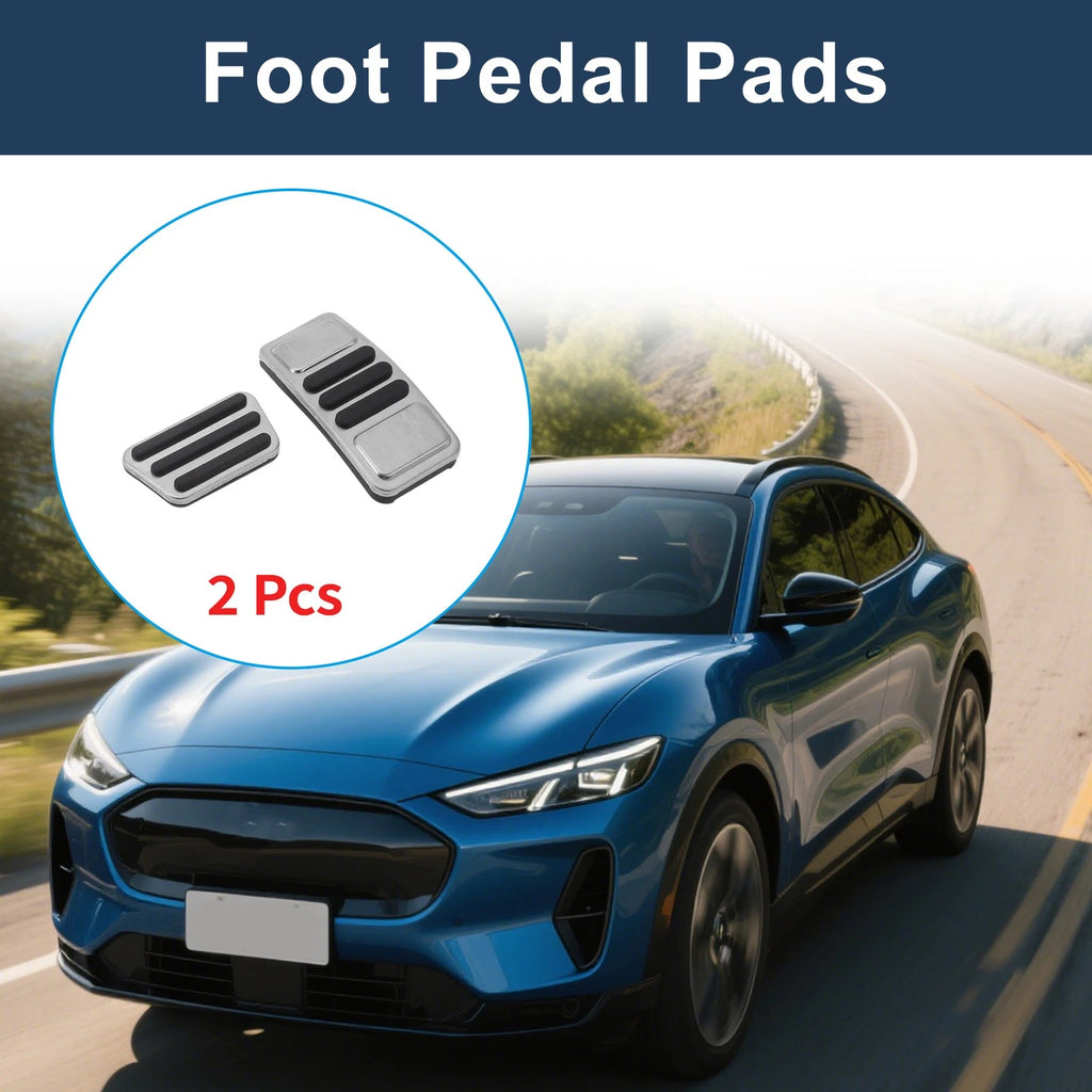 2Pcs Accelerator Pedal Covers for Ford Mustang MACH-E (2021–2023)