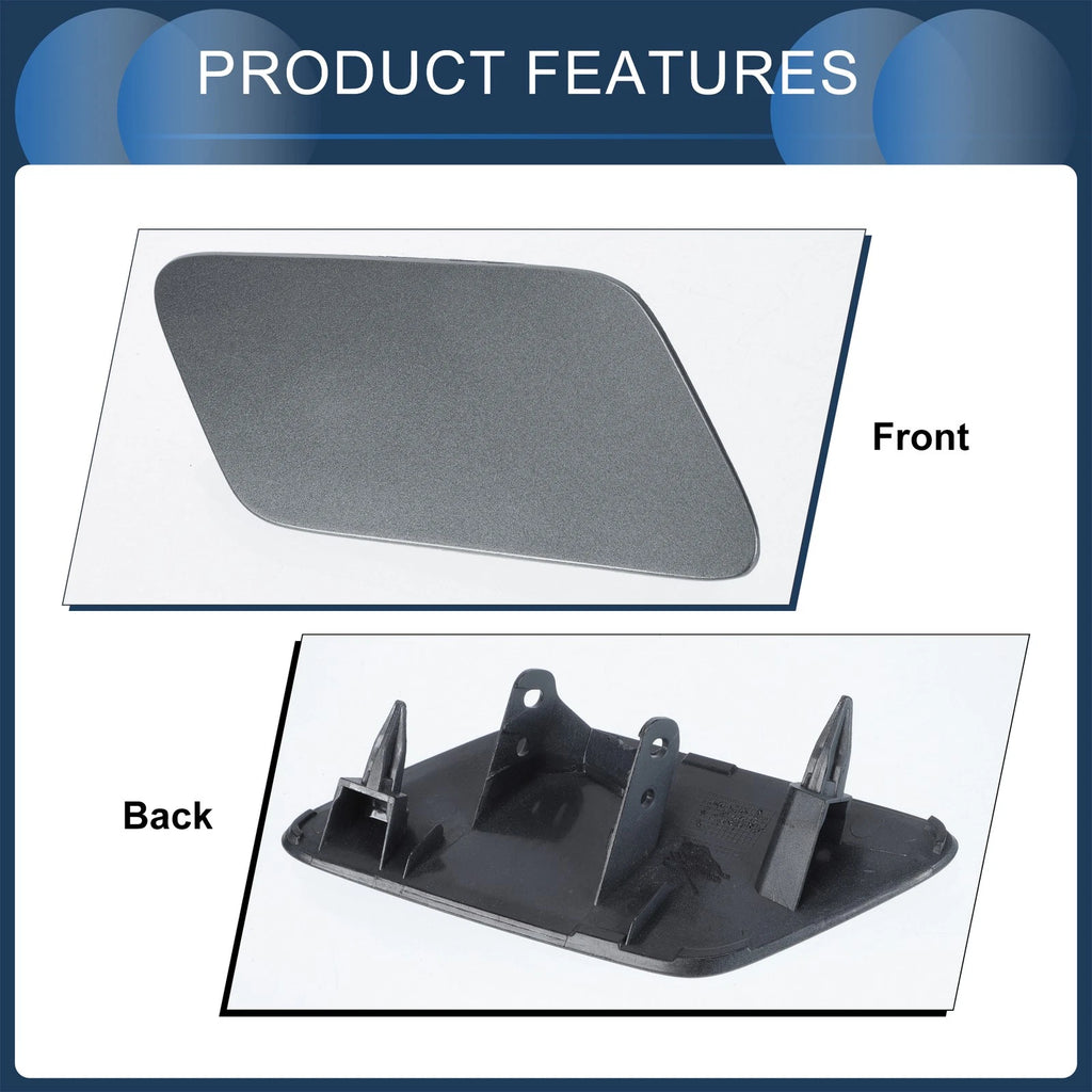 Front Right Washer Nozzle Cover Cap for Audi A3 8V (2013–2016) Gray