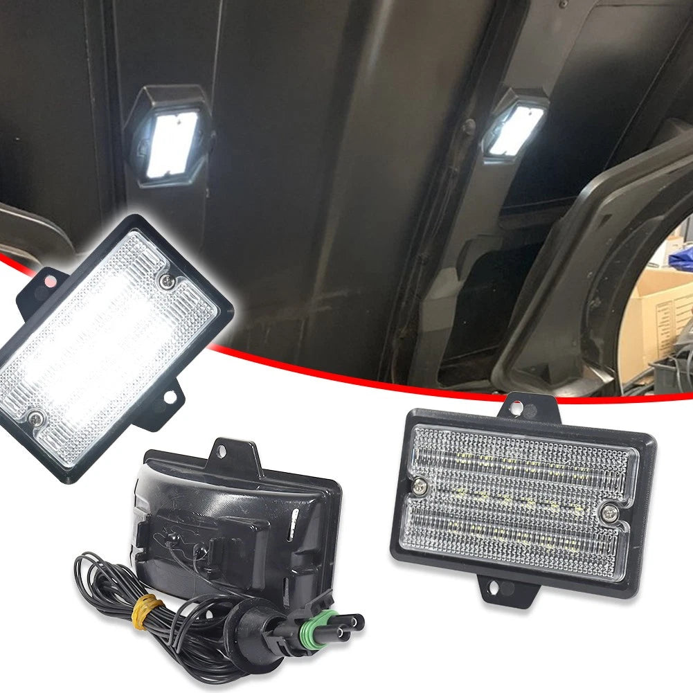 2X Clear Lens White LED Under Hood Lights for Corvette C4 (1984–1996)