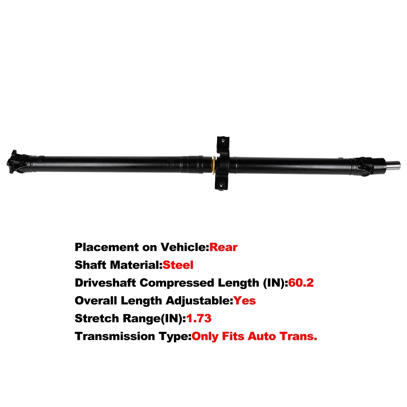 Rear Drive Shaft 27111AG11A for Subaru Forester (2009–2012) H4 2.5L AT