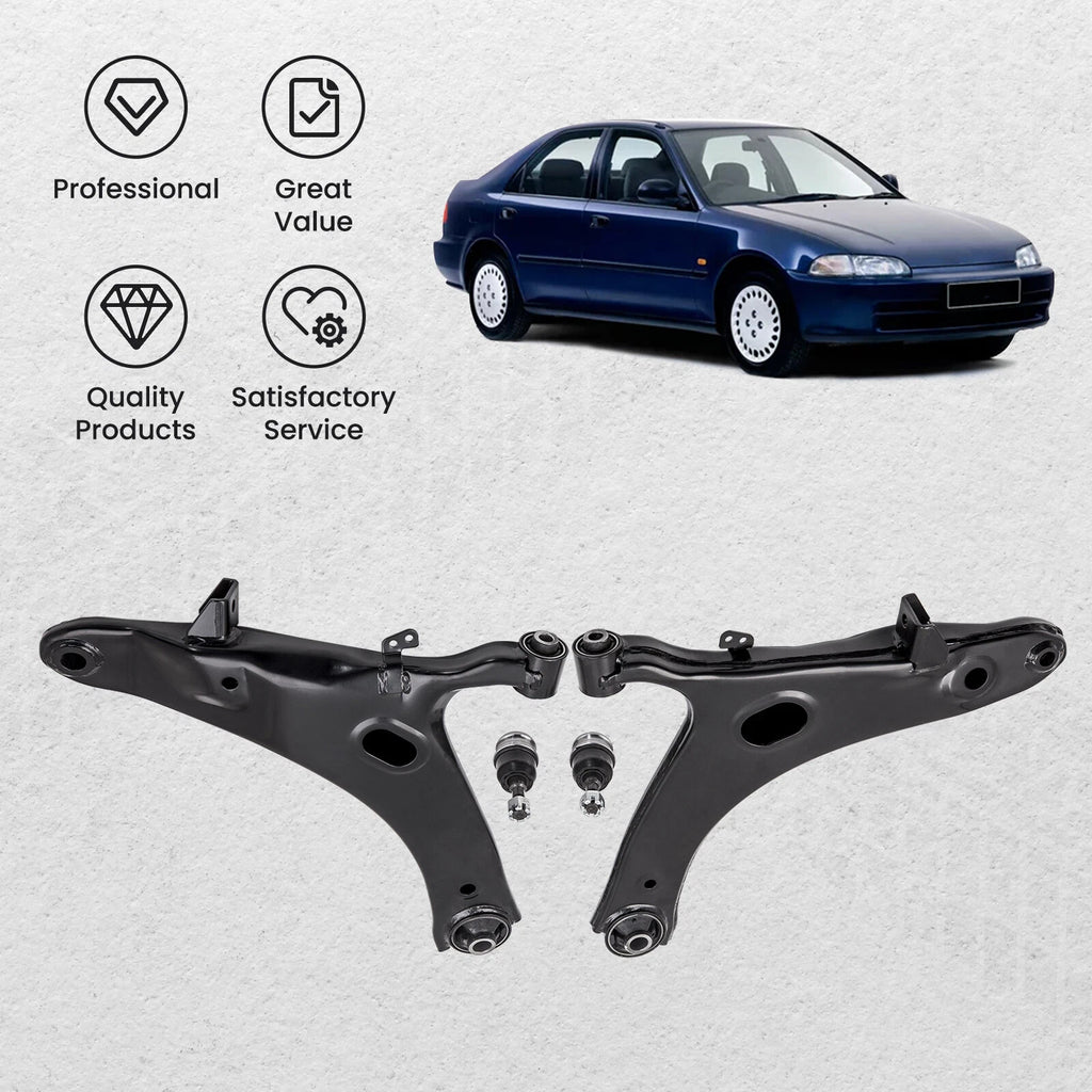 2X Front Lower Control Arms with Ball Joint for Subaru Impreza WRX (2011-2014)