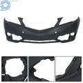 Primed Front Bumper Cover for Acura RDX (2016–2018) with Parking Sensor Hole