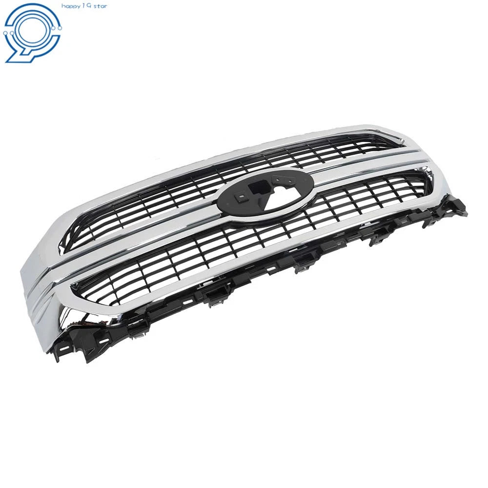 Front Bumper Grille for Ford F-150 (2021–2022) Silver Chrome