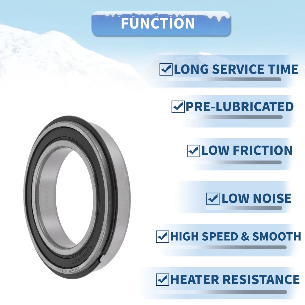 Deep Groove Ball Bearing 6013NR2RS for Scooter Skateboard (65x100x18mm)