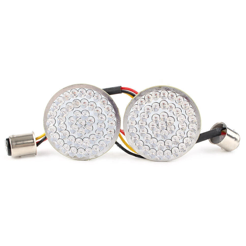 2X Rear 1157 LED Turn Signal w/Running Light Insert for Harley Touring