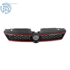Set of 4 Front Bumper Grilles with Bezels for VW Jetta (2011-2014)