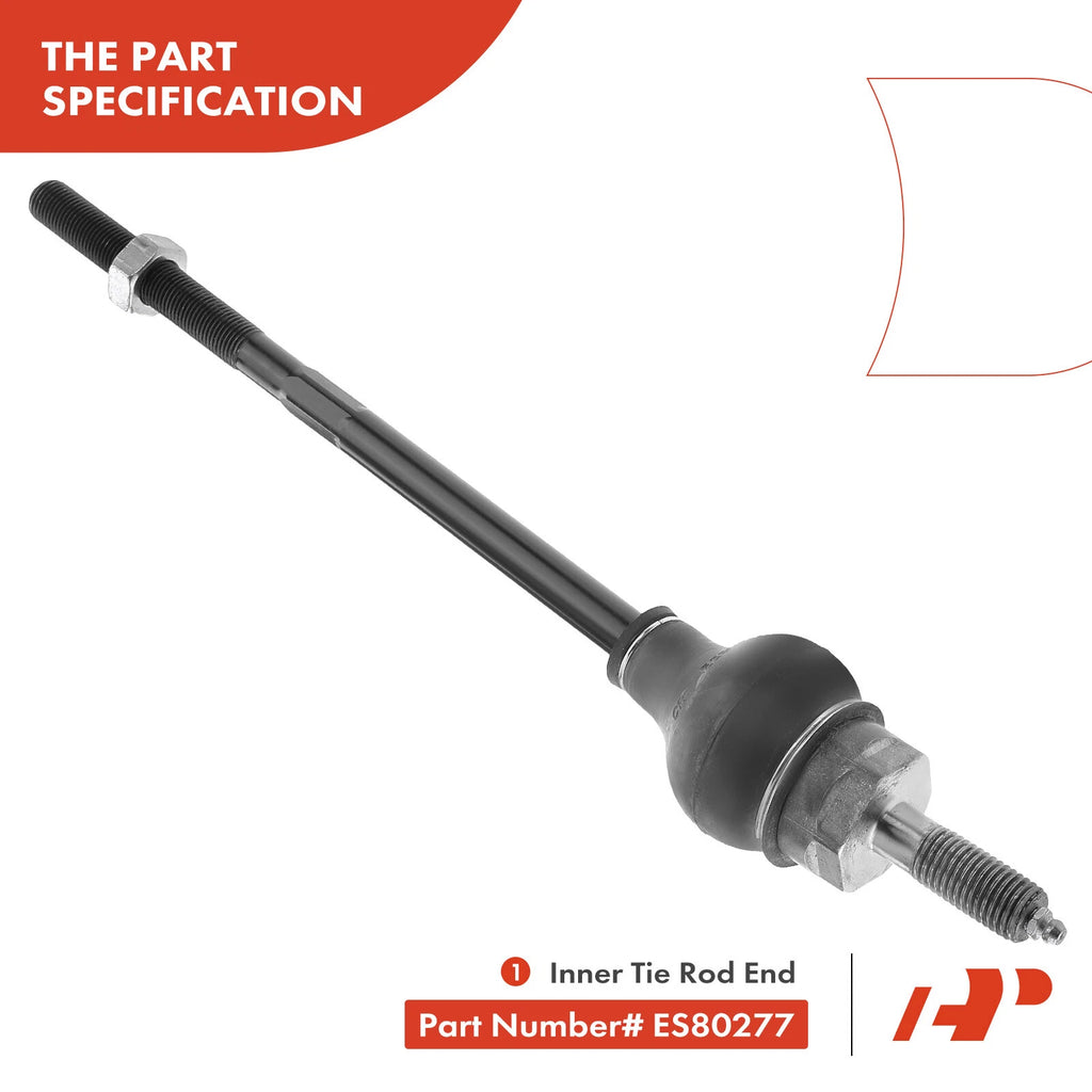 Set of 6 Front Tie Rod End Ball Joints for Chevy Express 2500 (2003–2019)
