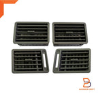 4x AC Heater Vents Grey for Holden Rodeo TF Pickup (1988-1996)