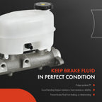 Brake Master Cylinder with Reservoir & Sensor for Silverado 2500 HD (2015-2019)
