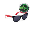 Rubber Sunglasses for Peterbilt Trucks (Black/Red)