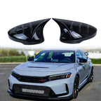 Gloss Black Side Mirror Cover Caps with Light for Honda Civic (2022–2026)