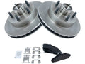 Front Brake Pad and Rotor Kit for Mazda B4000 RWD (1995–1997) TM774TF