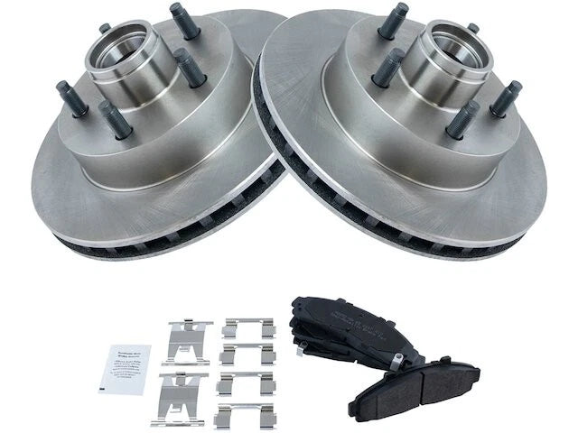 Front Brake Pad and Rotor Kit for Mazda B4000 RWD (1995–1997) TM774TF