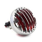 Chrome Tail Brake Light for Harley Bobber (Custom Chopper, Rat)