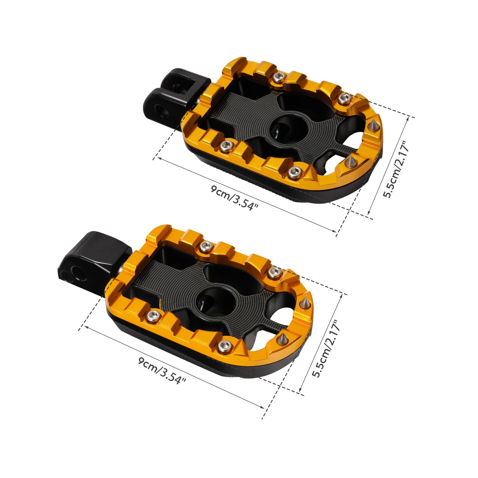 Footpegs Footrests for Harley Fat Boy Low Rider (2018–2025)
