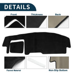 Dashboard Dash Cover Mat for Suzuki Spacia MK54S/MK94S (2015–2023) Black Set of 1