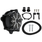 Air Filter System for Harley Dyna Softail (2000–2017) Aluminum Black