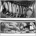 Chrome Housing Clear Bumper Light + Corner Signal for Silverado/Avalanche (2003–2007)