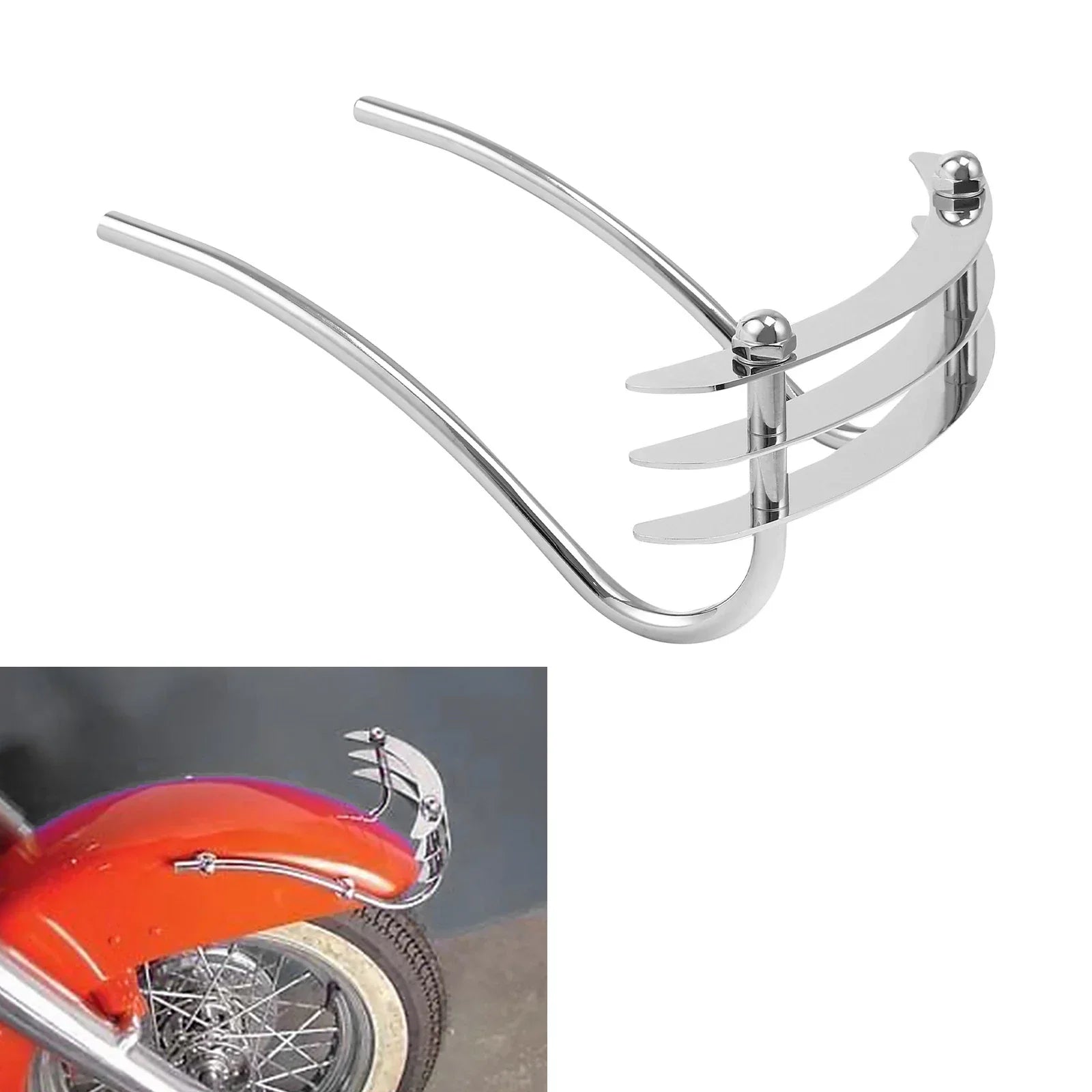 Fender Bumper Grill for Harley Heritage Softail Deluxe (2000-2011)