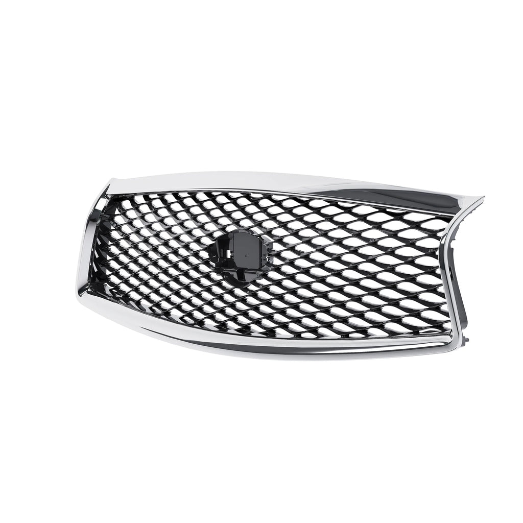 JDM Chrome Front Bumper Upper Grille for Infiniti Q50 (2014–2017)