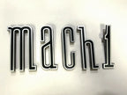 Rocker Panel Emblem Letters Replacement for 1970 Ford Mustang Mach 1
