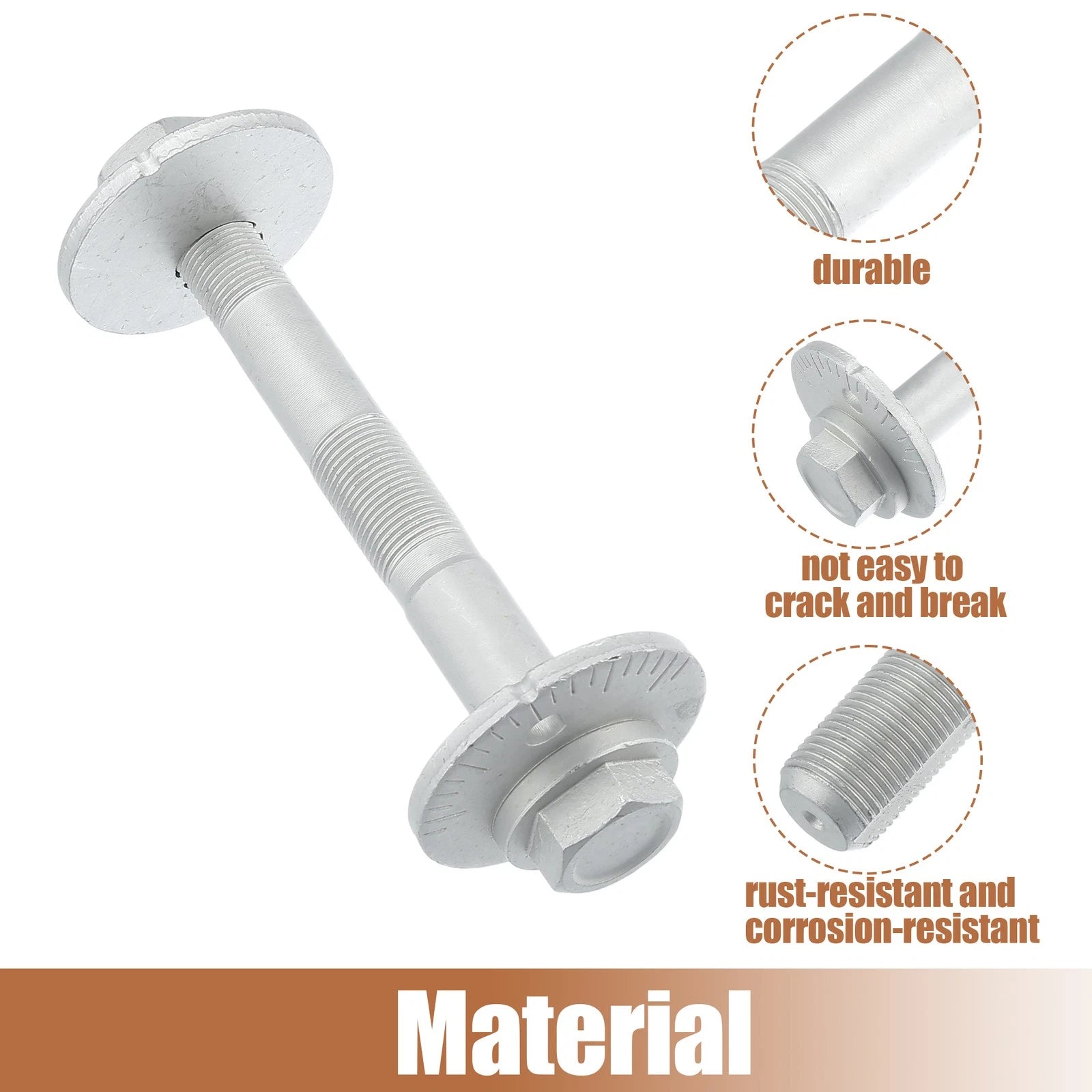 Set of 2 Eccentric Alignment Camber Bolts for Toyota Tundra (2007–2008) No. 4819034010