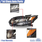 Halogen High Beam LED DRL Signal Headlight for Honda Accord (2018–2020)