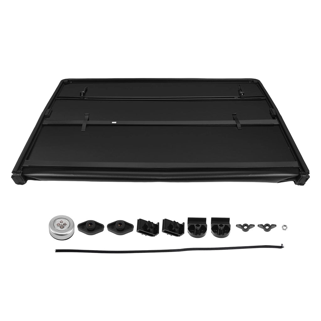 5ft Tri-Fold Tonneau Cover for GMC Canyon Colorado (2015–2026) Waterproof