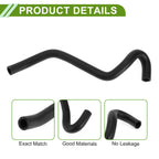 HVAC Heater Hose for Toyota Camry (1994–1996) No. 8724533080 Rubber Black