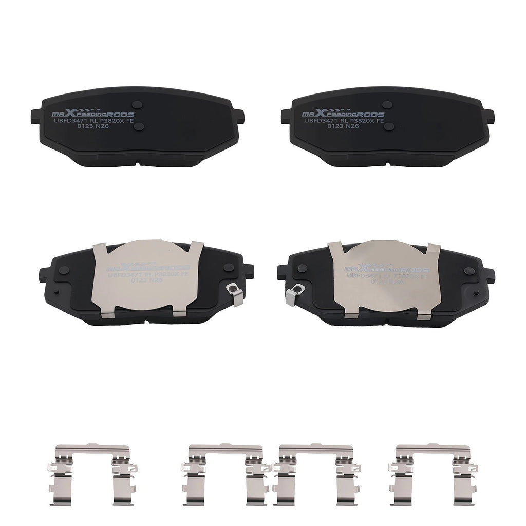 4pcs Front Brake Pads Set for Kia EV6, Hyundai Tucson, Ioniq 5 (2022–2023) D2398