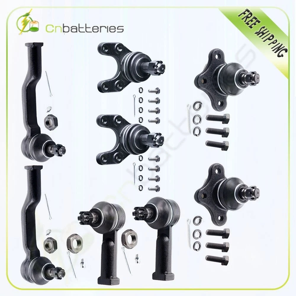 Upper Lower Ball Joint & Inner Outer Tie Rod End for Mazda B2200 (1987–1993)