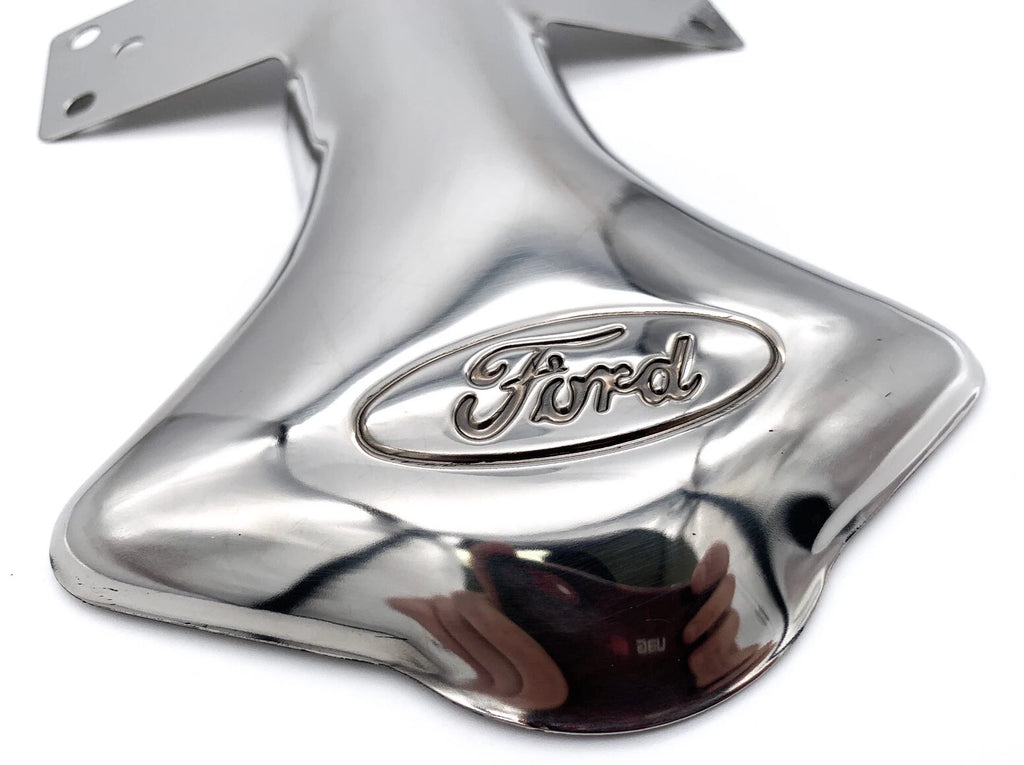 Stainless Steel Exhaust Tail Pipe Deflector Shield for Ford Oval Script (2011–2020)