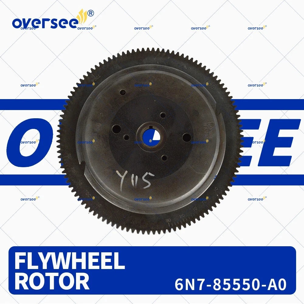 Electrical Flywheel Rotor for Yamaha Outboard 2T 115-130HP (1990–2006) 6N7-85550-A0