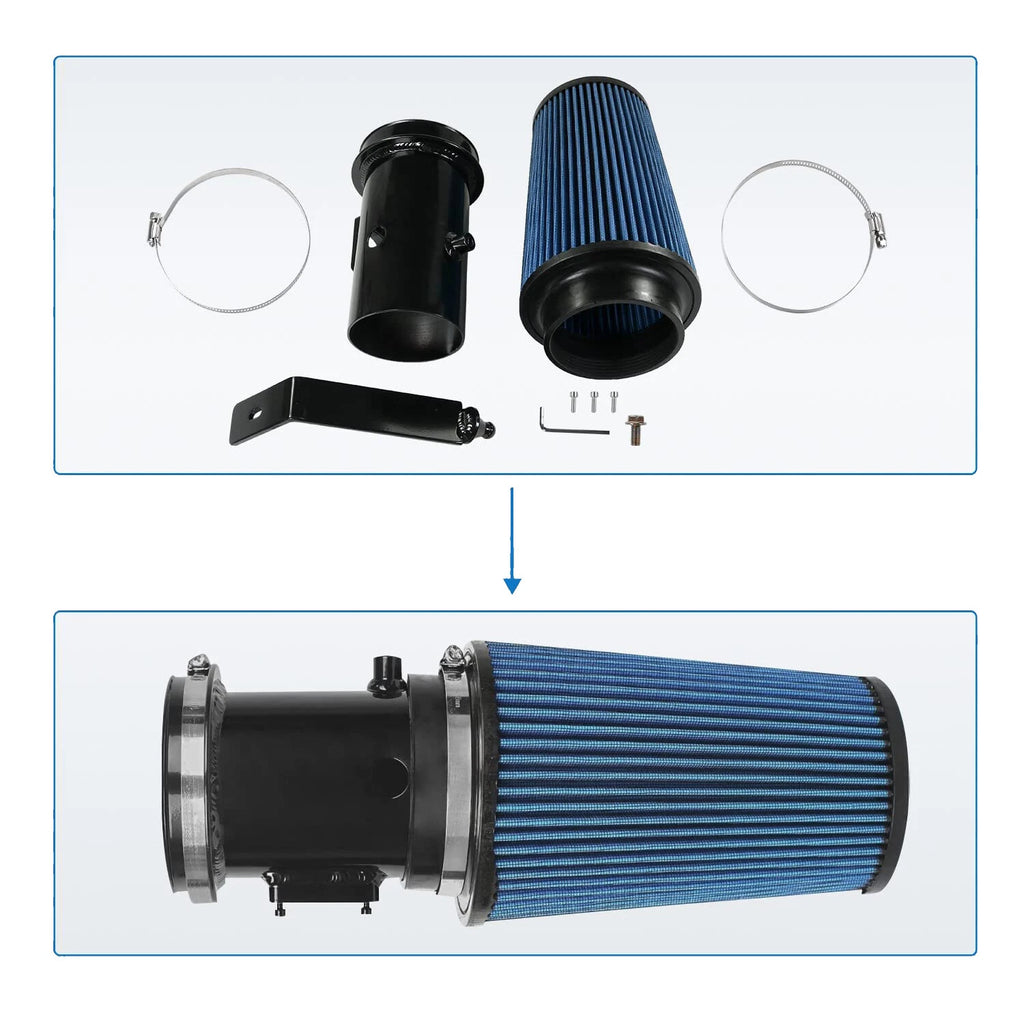 Cold Air Intake Kit with Filter for Ford Diesel 6.4L (2008–2010)