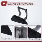 Front Right Washer Nozzle Cover Cap for Audi A8 (2009–2014) 4H0955450A Black