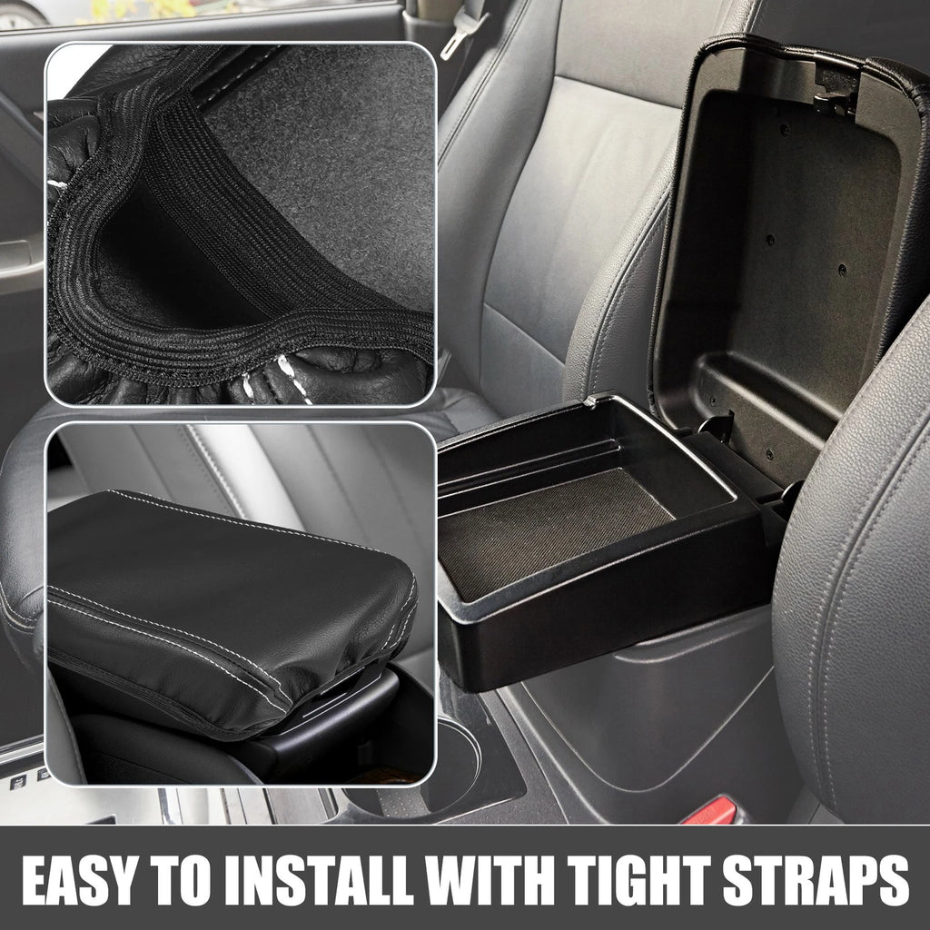 Center Console Armrest Cushion for Toyota Corolla Cross (2022–2023) Black White
