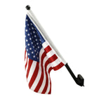 2X American Flags Pole Mount for Harley Touring Electra Road King Glide
