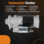 Starter Motor for Ford F-250 E-350 E-450 Super Duty (1994–2001) V8 7.3L